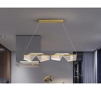 Schuller Valencia Lámpara colgante LED Velas, larga, dorada, metal, plástico