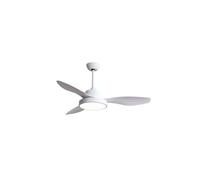 Lampara ventilador metal color blanco serie 120cm