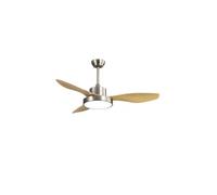 Lampara ventilador metal color niquel serie 120cm