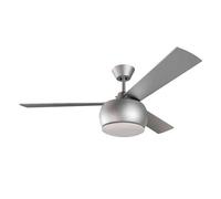 Lampara ventilador metal color niquel serie cm