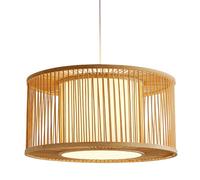 Lámparas Colgantes bambú Lámpara Siglo Medio Lámparas Colgantes Hechas a Mano Artesanía Pantalla Madera Lámpara Colgante rústica Lámpara Colgante Estilo del sudeste asiático Restaurante Sala Estar Sa