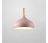 Lámparas Colgantes Colores con Forma De Gota De Agua Lámpara Colgante Moderna De Macarrón Lámpara Techo Lujo con Barra Pantalla Colgante Pastoral De Metal para Restaurante