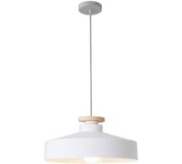 Lámparas Colgantes De Metal De Madera Maciza, Lámpara Colgante Industrial, Longitud Ajustable, Iluminación Colgante De Barra De Granja Moderna Negra De 13,7 Pulgadas Para Isla De Cocina, Comedor