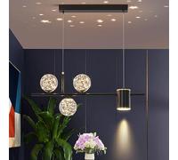 Lámparas colgantes de techo Fuente de luz múltiple Iluminación interior simple 3000-6000K LED Decoración del hogar Lámpara colgante LED para el hogar Adecuado para restaurante Bar Clubho Beauty Comes