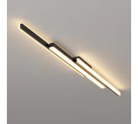 Lámparas colgantes de techo pasillo moderno tira larga semi rush techo tiras de luz lineal lámpara led de la granja de la granja del techo del armario de oro para el dormitorio porche de cocina de