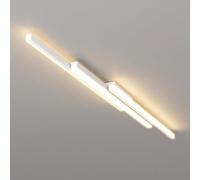 Lámparas colgantes de techo pasillo moderno tira larga semi rush techo tiras de luz lineal lámpara led de la granja de la granja del techo del armario de oro para el dormitorio porche de cocina de