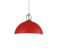 Lámparas Colgantes Escandinavas De Colores Lámpara Colgante con Personalidad Creativa Lámpara Araña Minimalista para Interiores Lámpara Techo con Pantalla De Metal Roja,Fregadero,