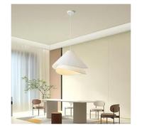 Lámparas Colgantes LED Blancas de Tela Minimalista nórdica para Dormitorio, hogar y decoración, Comedor, Sala de Estar, Accesorios de lámpara Colgante
