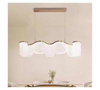 Lámparas colgantes LED de anillo para decoración moderna del hogar, lámparas de araña para sala de estar, lámparas colgantes para comedor, iluminación interior contemporánea (regulables, color dorado)