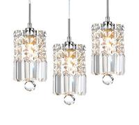 Lámparas Colgantes Modernas de 3 Luces de Cristal para Comedor, Modernas y Creativas, para Bar, cafetería, Cocina, Dormitorio