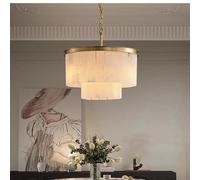 Lámparas colgantes modernas de mármol natural con LED para mesa de comedor, decoración del hogar, lámparas colgantes de lujo para sala de estar, iluminación de techo moderna para habitación, pasillo,