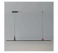 Lámparas Colgantes para Restaurante, Cocina, Comedor, Lámpara de Comedor, Luces Negras Nórdicas, Lámpara de Mesa de Comedor, Lámpara de Bar, Luz Larga, Decoración Del Hogar (Blancocálido, 90 Cm)/Blanc