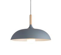 Lámparas colgantes sencillas de metal y madera de colores, lámparas colgantes rústicas de estilo industrial de aluminio, lámparas colgantes minimalistas modernas de estilo granja para isla de cocina,