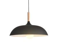 Lámparas colgantes sencillas de metal y madera de colores, lámparas colgantes rústicas de estilo industrial de aluminio, lámparas colgantes minimalistas modernas de estilo granja para isla de cocina,