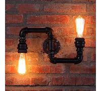 Lámparas Creativas Americanas Retro Loft Luces de tubería de Agua Bar Café Restaurante Pub Club Pasillo Industria Viento Escalera Aplique de Pared Sujetador