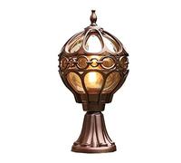 Lámparas de Araña, Impermeables, Estilo Columna De, Estilo Europeo, para Exteriores, de Mesa, de Pared, para Patio, Césped, Jardín, de 1 Luz, E27, de Aluminio, Estilo Retro, para Balcón.