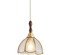 Lámparas de Araña, Lámpara Colgante Retro de Vidrio Martillado, Lámpara Colgante de Cúpula, Lámpara de Araña de 1 Luz, Lámpara de Isla de Cocina, Lámparasnsión E27 para Dormitorio, Comedor, Luces/Do/a