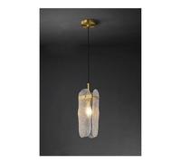 Lámparas de araña , Lámpara de araña moderna lujo con diseño ondas agua for sala estar, restaurante, dormitorio, lámpara techo, escalera, pasillo, decoración, accesorios lustre(3 light-1,GOLD_WHITE)