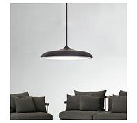 Lámparas de araña LED de Estilo Europeo, de un Solo Cabezal, Color Negro, Sencillas, Creativas, para cafeterías, hoteles, pasillos, oficinas, Estudios, Salas de Estudio, comedores, dormitorios, s
