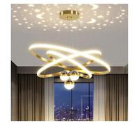 Lámparas de araña LED modernas para comedor, lámpara de araña de anillo simple, luces para sala de estar y dormitorio, iluminación interior para el hogar, lámparas colgantes decorativas contemporáneas