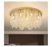 Lámparas de araña, Luxury Living Room Ceiling Light Postmodern Minimalist High-End and Elegant Crystal Fixture For Home Master Bedroom(Dia60cm H36cm,Cold)