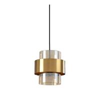 Lámparas de araña, Pantalla de Cristal nordicmalista para Colgar Junto a la Cama, Techo de Metal de una Sola Cabeza, Accesorios de iluminación de Montaje en Altura Ajustable, luz de decoración de