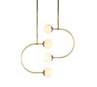 Lámparas de Arañamalistas de Hierro para Restaurante, Lámpara Colgante Decorativa Conrsonalidad Creativa, Led para Barra de Bar, Dormitorio Y Sala de Estar./Luz Cálida/a