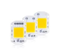 lámparas de chip LED, Chip LED COB CA 220 V 110 V 20/30/50 W Foco de luz for bricolaje Blanco frío/cálido 3-9 piezas(Warm White 110v,20W 6pc)