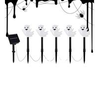 Lámparas de enchufe solares para decoración de Halloween para iluminación de suelo
