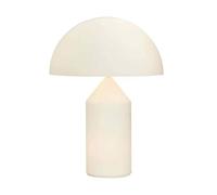 Lámparas de escritorio, lámpara de arte, lámpara de mesa decorativa de vidrio con forma de hongo para mesita de noche, lámpara de escritorio simple de vidrio blanco cálido, para sala de estar, dormit