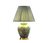 Lámparas de Mesa, Lámpara de Escritorio de Cerámica Estilo Retro, Nueva Lámpara de Luz China de Lujo para Dormitorio, Lámpara de Mesita de Noche./Mi/Tamaño
