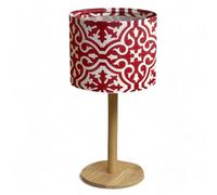LAMPARAS de Mesita de Noche Lampara Mesita Noche Lamparitas Mesita Noche Lampara de Mesa Candeeiro Mesa de Cabeceira Lampara Dormitorio Lampara Sobremesa Lampara Salon (Rojo Escarlata, 1 unidad)
