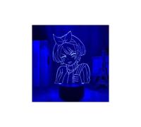 Lámparas de noche 3D para niños y niñas, lámpara 3D Anime Rent a Girlfriend Sarashina Ruka, lámpara