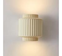 Lámparas de Pared, Aplde Pared de Dormitorio de Estilo Crema con Creatividad Francesa, Luz de Paredmalista Japonesa para Pasillo, Lámpara de Pared Moderna Nórdica con Rayas Rojas para Decoración Del H