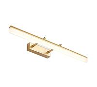 Lámparas de pared de baño Impermeable IP44 LED Lámpara de espejo de baño 20 W Ángulo ajustable Maquillaje sobre el espejo Lámparas de imagen LED Lámparas de tocador 35,4 pulgadas Longitud 90 cm (luz