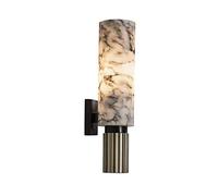 Lámparas de pared de mármol, apliques creativos de cobre con casquillo E27, iluminación para decoración de interiores, faroles para sala de estar, iluminación de noche de diseño moderno para dormitor