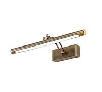 Lámparas de pared espejo LED modernas, luces tocador baño, impermeables, 40CM, 55CM, 9W, 12W, accesorios iluminación montados en la del inodoro, apliques IluminacióN Estable(Nature,BRONZE_9W 40CM)