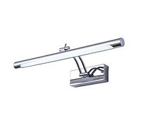 Lámparas de pared espejo LED modernas, luces tocador baño, impermeables, 40CM, 55CM, 9W, 12W, accesorios iluminación montados en la del inodoro, apliques IluminacióN Estable(Cool,SILVER_9W 40CM)