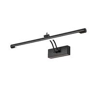 Lámparas de pared espejo LED modernas, luces tocador baño, impermeables, 40CM, 55CM, 9W, 12W, accesorios iluminación montados en la del inodoro, apliques IluminacióN Estable(Cool,BLACK_9W 40CM)