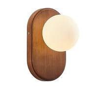 Lámparas de Pared, lámpara de hogar, Aplique de Pared con Forma de Globo de Leche con Base, Estilo de luz LED para Estudio, Sala de Estar, Comedor.