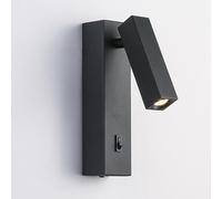 Lámparas de Pared, Lámpara de Pared con pulsador, Lámpara de Pared giratoria LED de 3 W, Aplique de Pared, Luz Blanca Natural de 4000 K, Aplique de Pared para hoteles