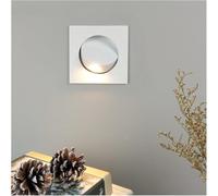 Lámparas de Pared, Lámpara de Pared, Lámpara de Pared de Lectura Led Empotrada de 3 W para Dormitorio, Estilo Moderno, Luces de Noche, Ángulo de Haz Ajustable Libremente/White/Frío