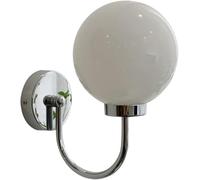 Lámparas de Pared Modernas de 1 Luz Aplique de Pared Interior con Pantalla de Globo de Cristal Lámpara de Pared Dorada Creativa para Dormitorio Sala de Estar Y Pasillo