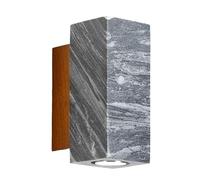 Lámparas de Piedra Natural Vintage de Mediados de Siglo con E26/ Base de Cal Tall Light Soberalidad Sala de Estar Simple Corredor de la Sala Bondos de Fondo Lámpara de Pared (Style4) Lámpara