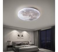 Lámparas de techo con simulación de luna, luz LED de luna, lámpara de techo redonda ultrafina, luz de techo de entrada, iluminación de pared, lámpara de pared para dormitorio, sala de estar, dormitor
