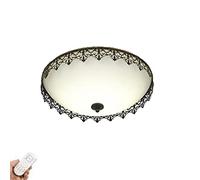 Lámparas de Techo Led Americanas Sencillas, Ideales para Sala de Estar, Comedor, Dormitorio, Estudio, Pasillo, Balcón, Entrada Y Vestíbulo. Cambio de Color de Tres Colores. 30 X 12 Cm./No Aurora Angu