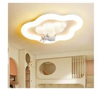 Lámparas de techo LED Cloud Light para habitación infantil y de bebé, estilo moderno color crema, decoración para guardería, dormitorio de niño o niña, lámparas de techo contemporáneas (luz neutra, B)