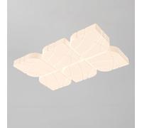 Lámparas de Techo Led Modernas con Forma de Queso, Lámparas de Techo Sencillas Color Crema, Lámparas de Techo Rectangulares de Espectro Completo, Lámparas para Dormitorios, Luminarias para Salas de Es