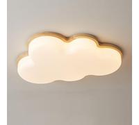Lámparas de Techo Led Modernas Estilo Crema para Dormitorio, Lámparas de Techo Sencillas para Habitaciones Infantiles, Lámparas Y Luminarias con Efecto de Nubes de Espectro Completo para el Cuidado de