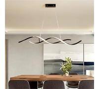 Lámparas de Techo para Sala de Estar, lámparas Colgantes LED Modernas para el hogar con Colgantes Minimalistas Largos y ondulados, Accesorios para Mes